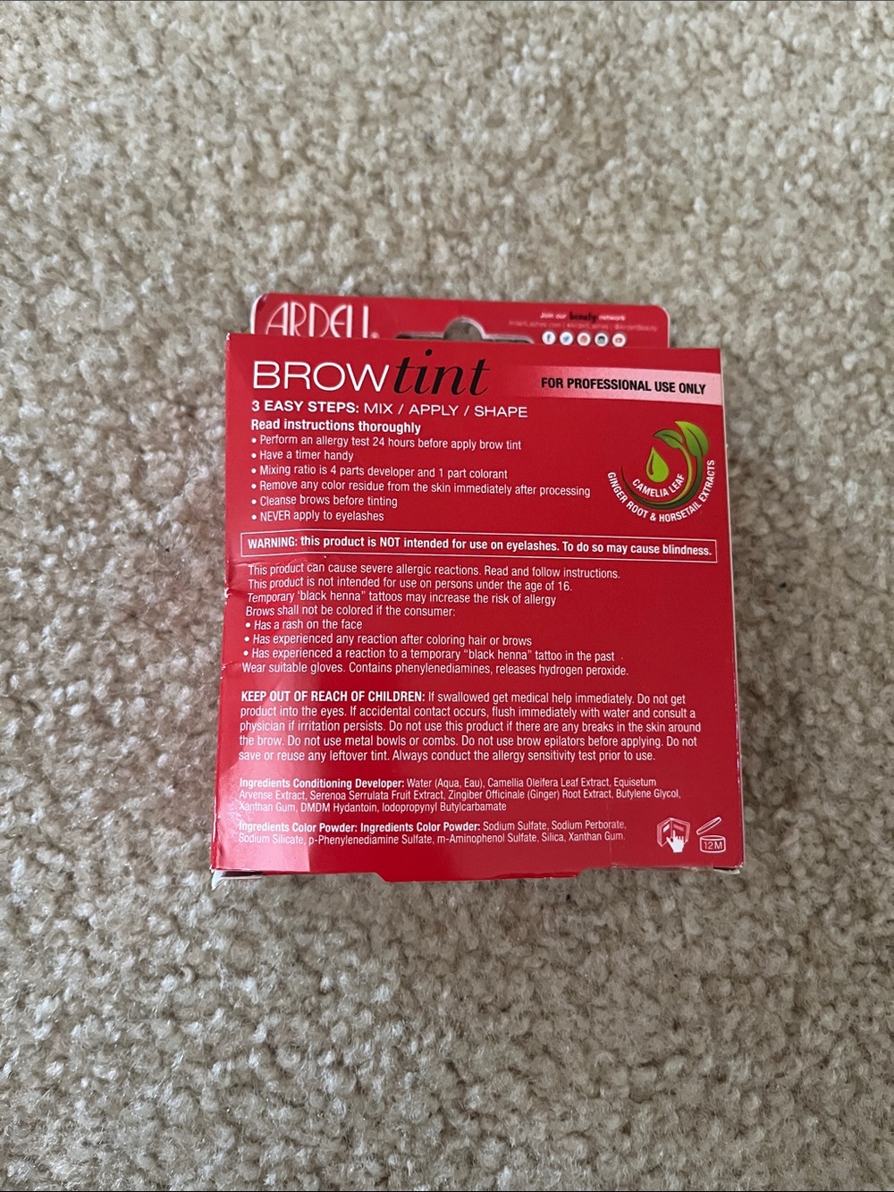 Ardell Brow Tint - Medium Brown Shade - Picture 2 of 2